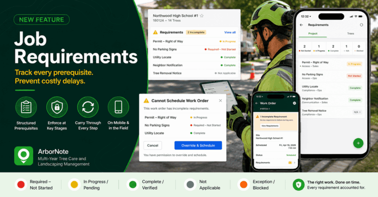 Tree Safety Inspection Software Tree Care Business Management Software - ArborNote